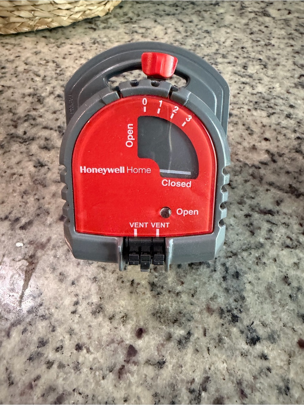 Honeywell Home Red and Black Vent Control